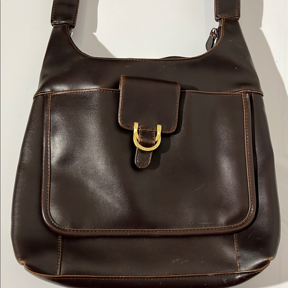 Liz Claiborne Dark Brown Men's Messenger Bag